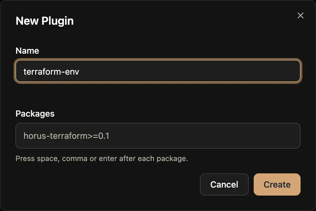 Creating a plugin environment