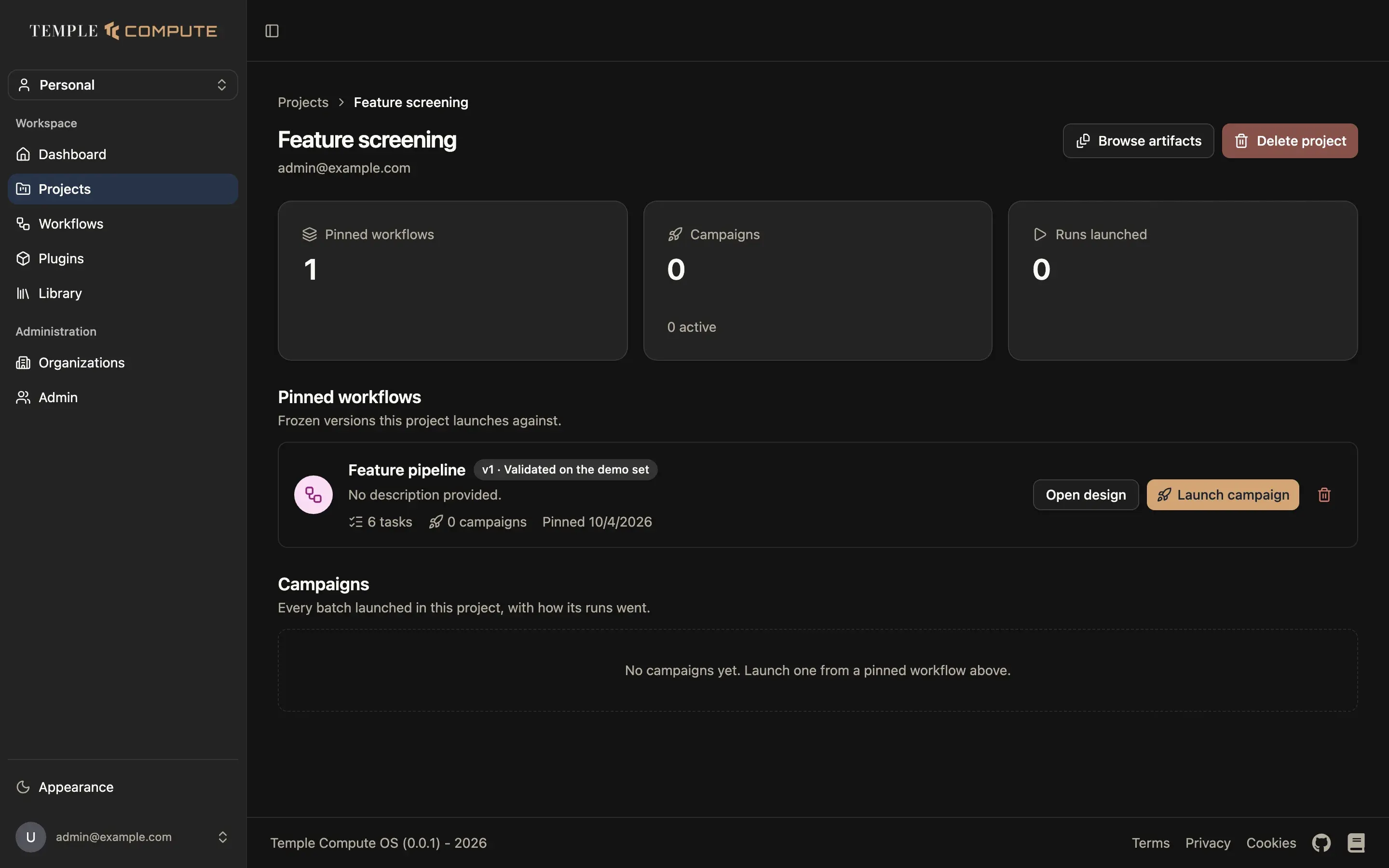 A project page